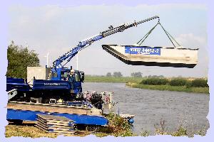 Kranarbeiten (Foto: W.Wiechering)