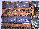 12 Zylinder, luftgekühlter Deutz V-Motor (nach der Grundüberholung Juni 2006)