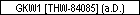GKW1 [THW-84085] (a.D.)
